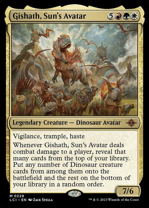 Gishath, Sun's Avatar Card Front