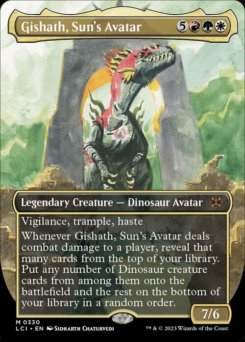 Gishath, Sun's Avatar Card Front