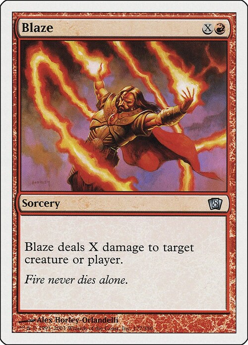 Blaze Card Front