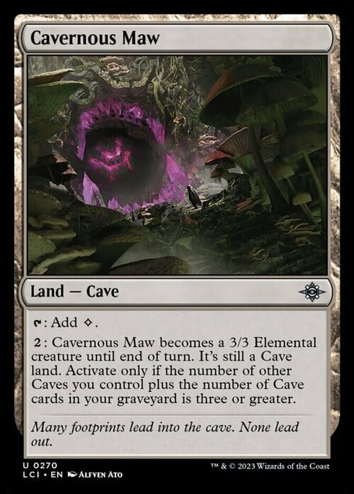 Cavernous Maw Card Front