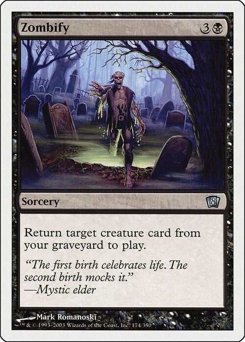 Zombify Card Front