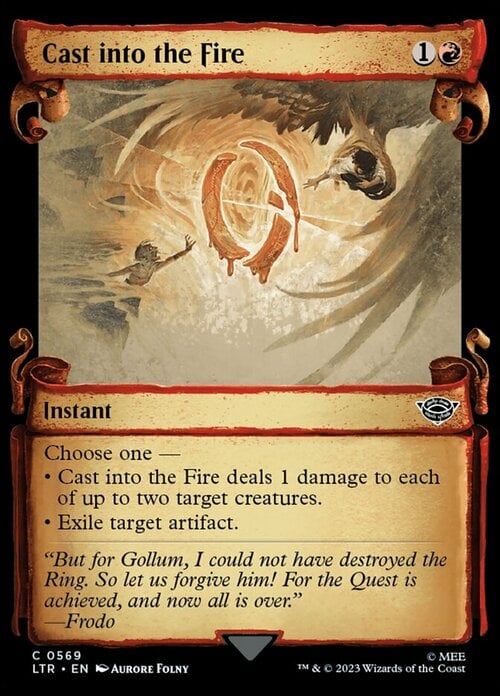 Cast into the Fire Card Front