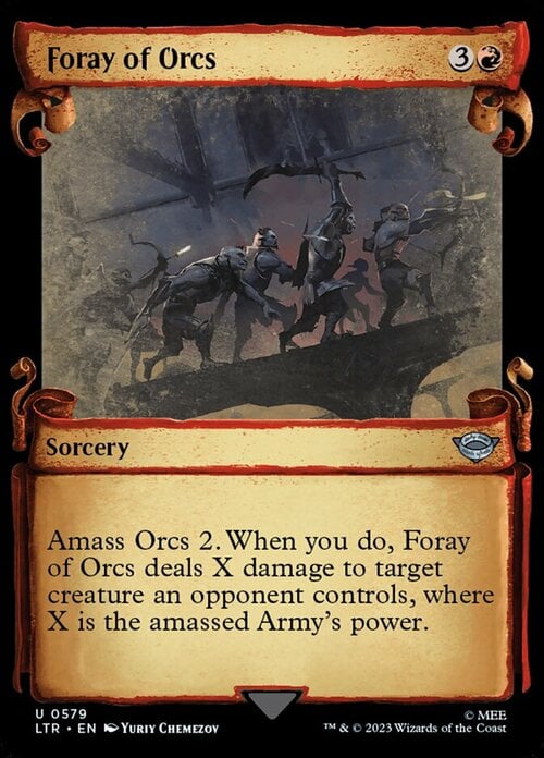 Foray of Orcs Card Front