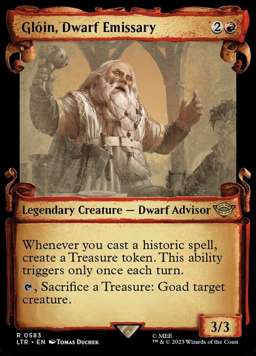 Glóin, Dwarf Emissary Card Front