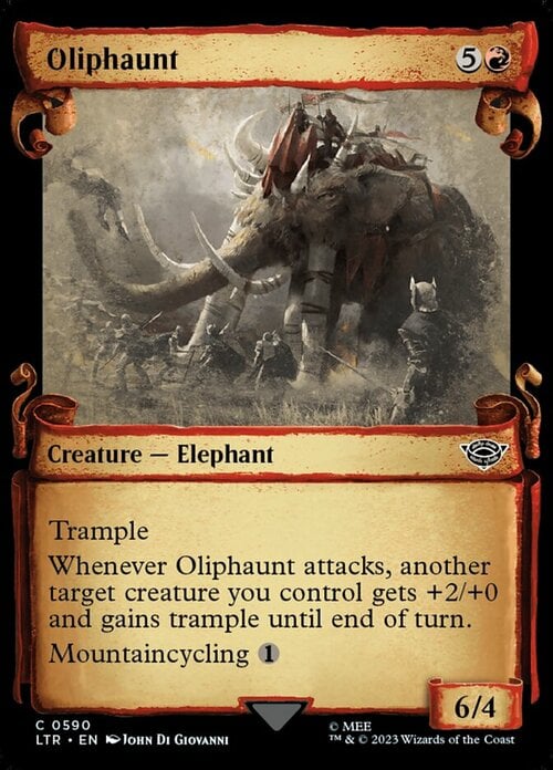 Oliphaunt Card Front