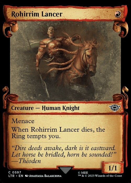 Rohirrim Lancer Card Front