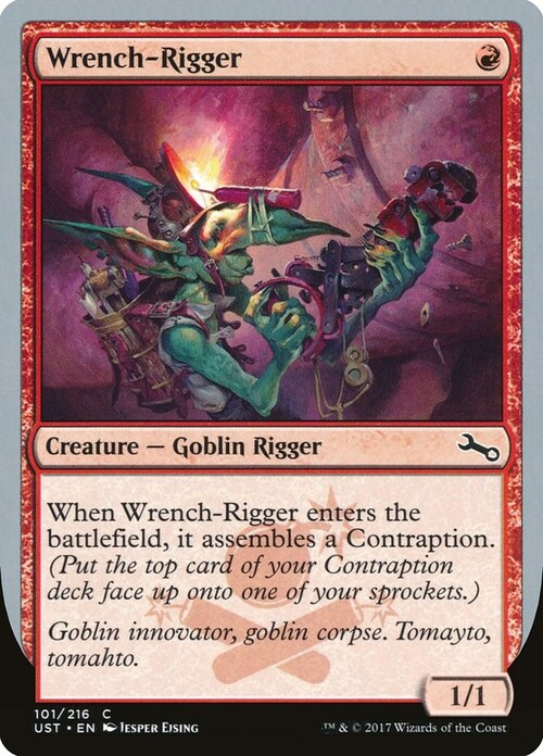Wrench-Rigger Card Front