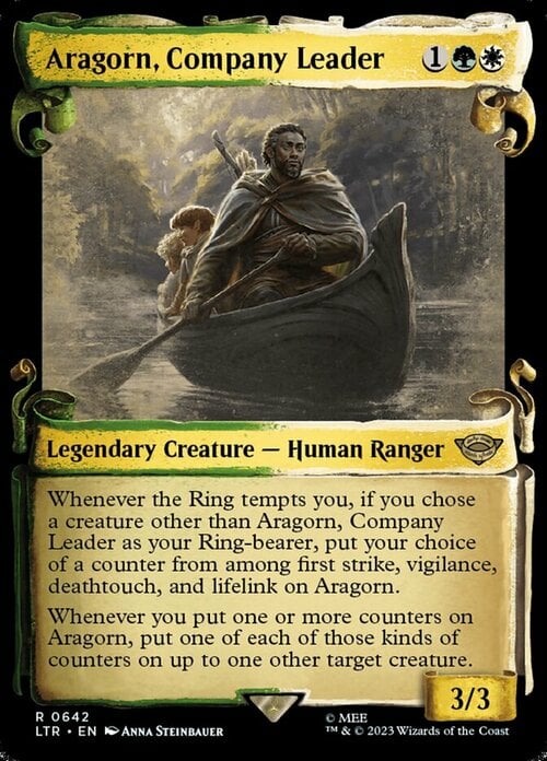 Aragorn, líder de la compañía Frente