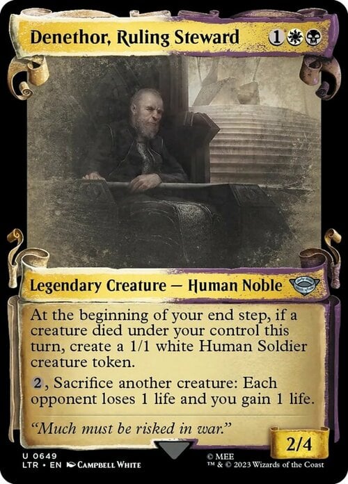 Denethor, Ruling Steward Card Front
