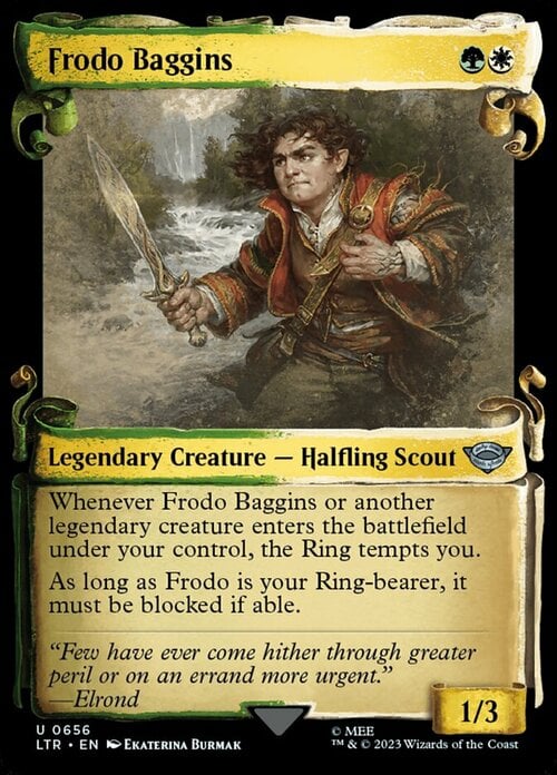 Frodo Baggins Card Front