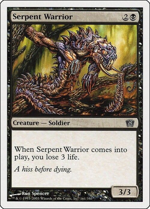 Serpent Warrior Card Front