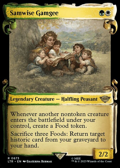 Samwise Gamgee Card Front