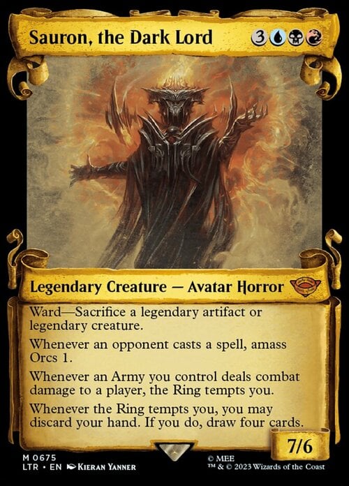 Sauron, the Dark Lord Card Front