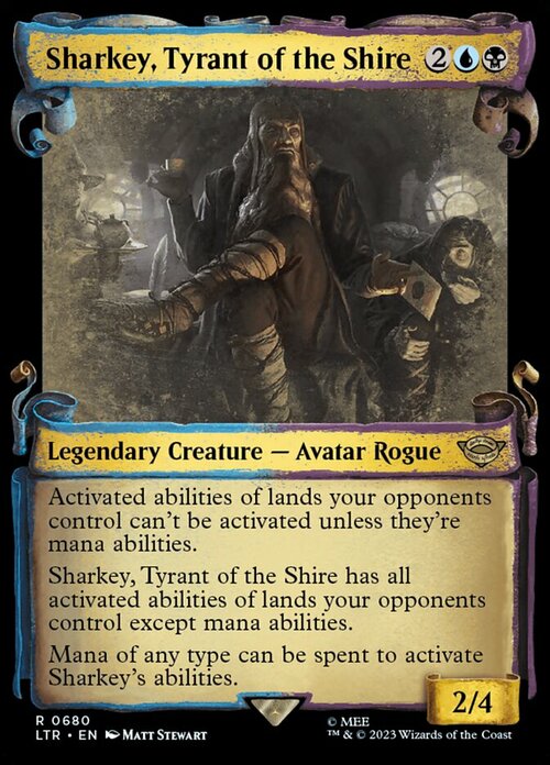 Sharkey, Tyrant of the Shire Card Front