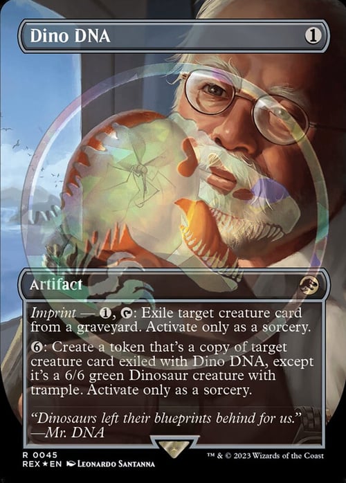 Dino DNA Card Front