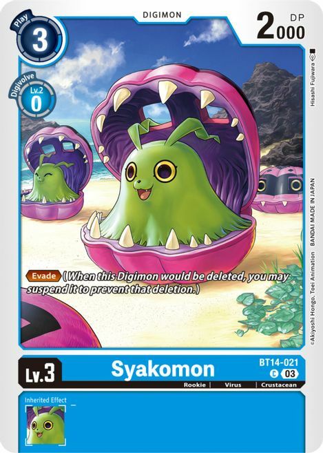Syakomon Card Front