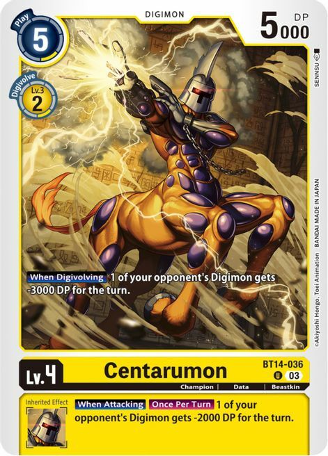 Centarumon Card Front
