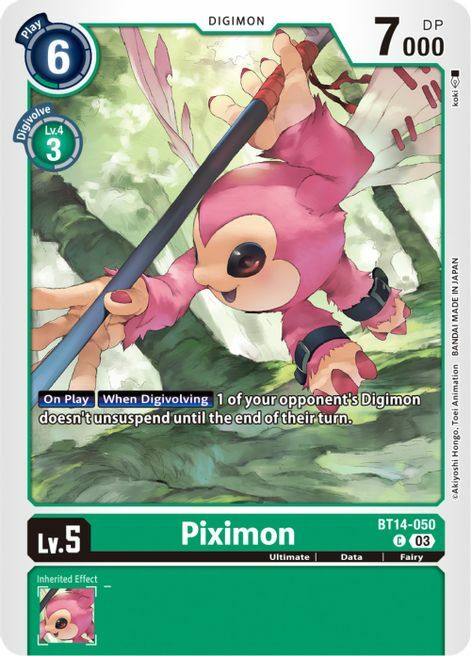 Piximon Card Front