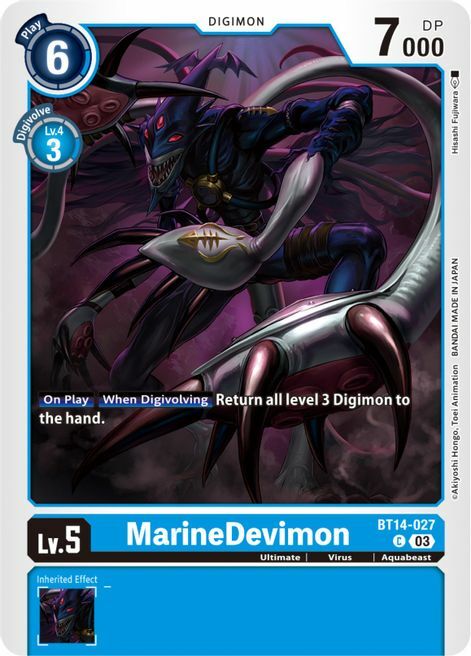 MarineDevimon Card Front