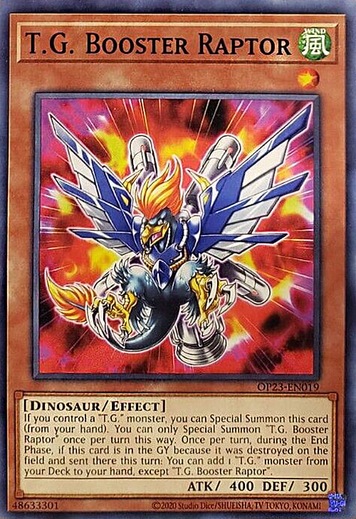 T.G. Raptor Impulso Card Front