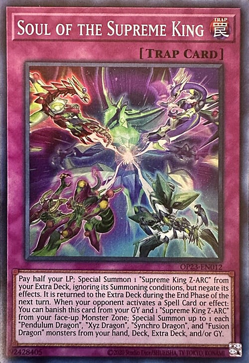 Soul of the Supreme King Card Front