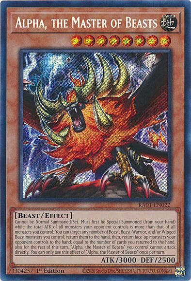 Alpha, the Master of Beasts Card Front