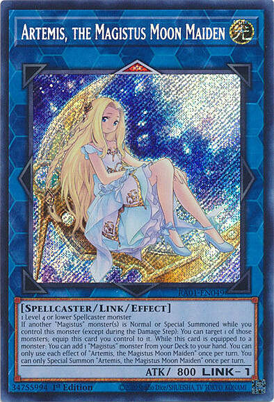 Artemis, the Magistus Moon Maiden Card Front