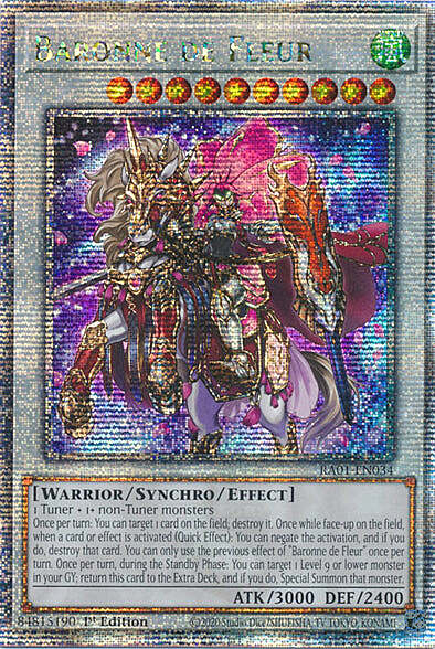 Baronne de Fleur Card Front