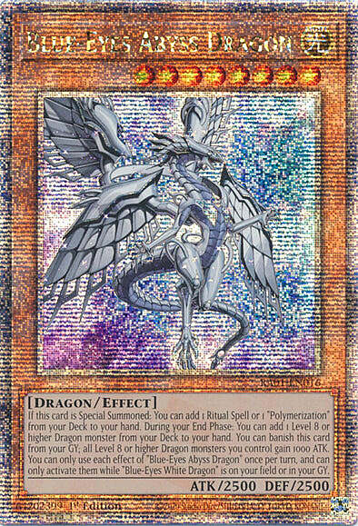 Blue-Eyes Abyss Dragon Card Front