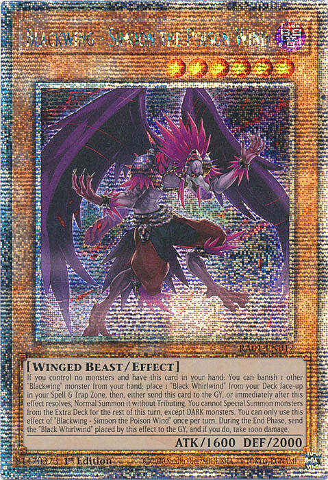 Blackwing - Simoon the Poison Wind Card Front