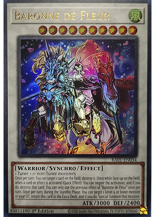Baronne de Fleur Card Front