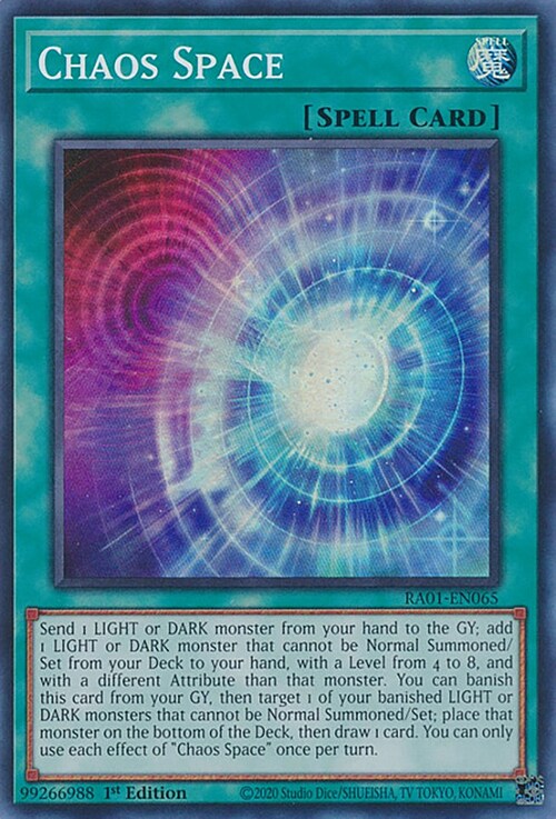 Chaos Space Card Front