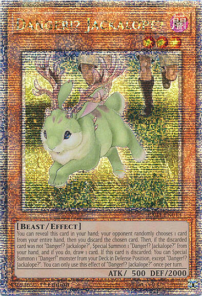 Danger!? Jackalope? Card Front