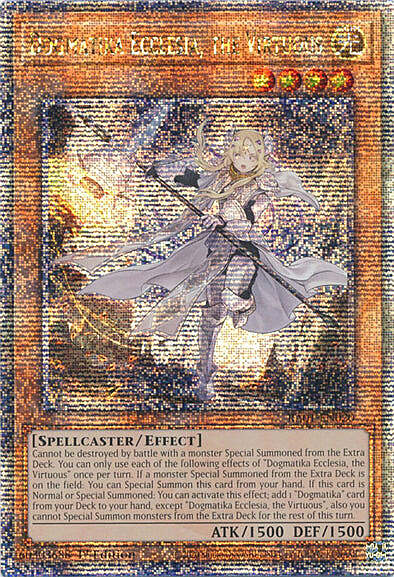 Dogmatika Ecclesia, the Virtuous Card Front