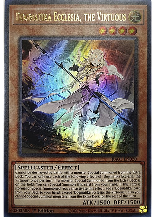 Dogmatika Ecclesia, the Virtuous Card Front