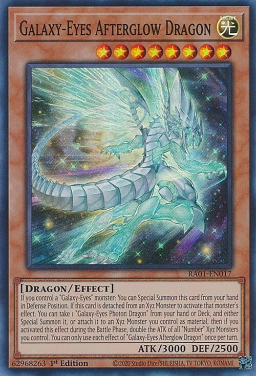 Galaxy-Eyes Afterglow Dragon Card Front
