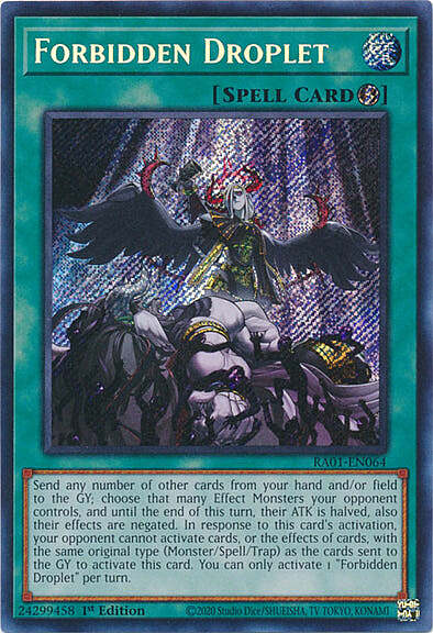 Forbidden Droplet Card Front