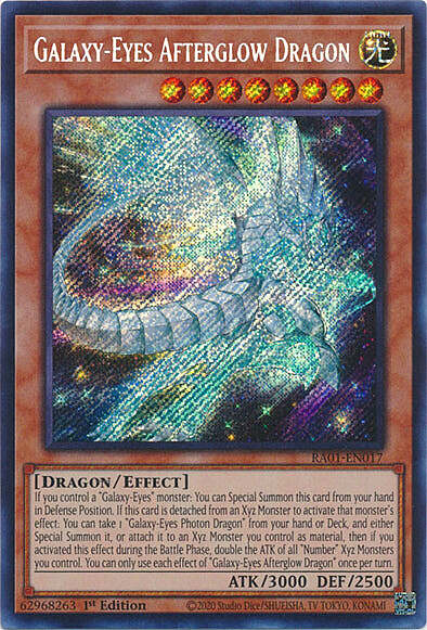Galaxy-Eyes Afterglow Dragon Card Front