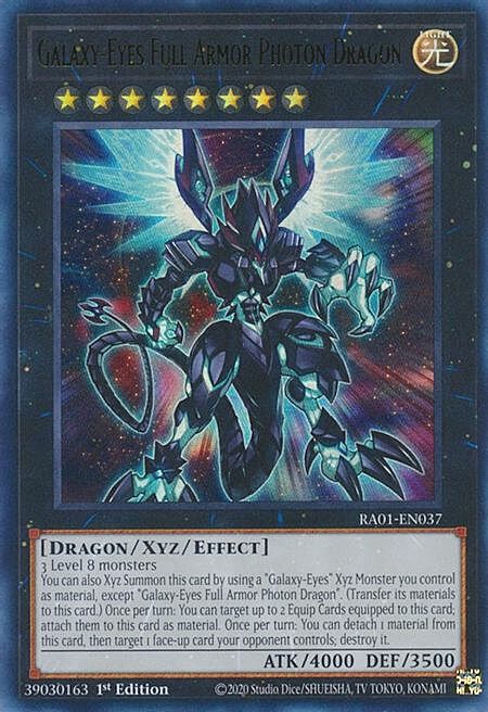 Galaxy-Eyes Full Armor Photon Dragon Card Front