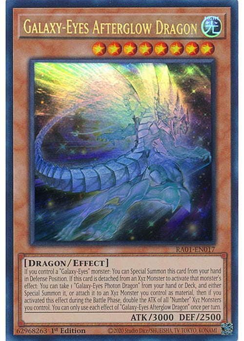 Galaxy-Eyes Afterglow Dragon Card Front