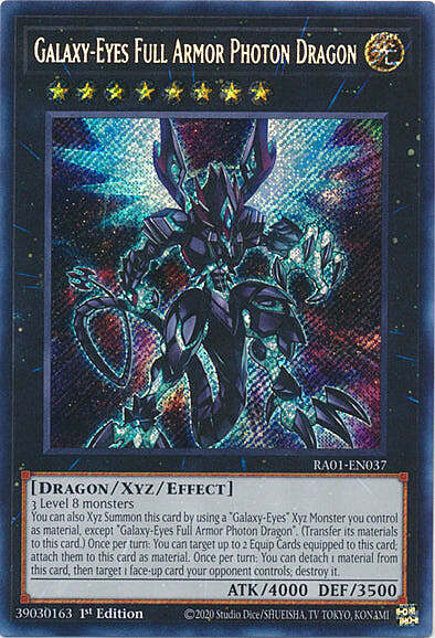 Galaxy-Eyes Full Armor Photon Dragon Card Front
