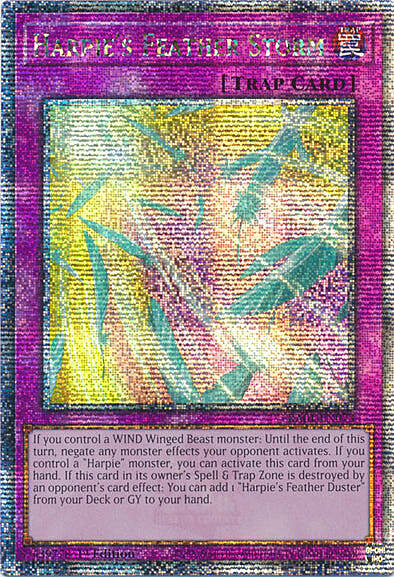 Harpie's Feather Storm Card Front