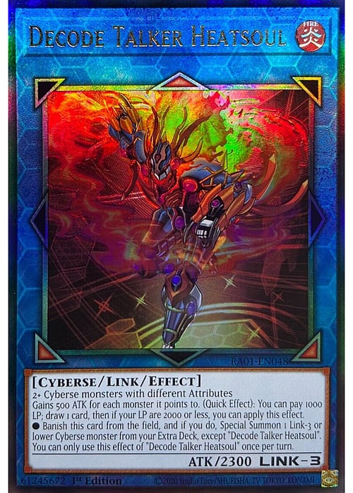 Decode Talker Heatsoul Card Front