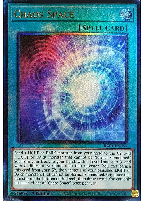 Chaos Space Card Front