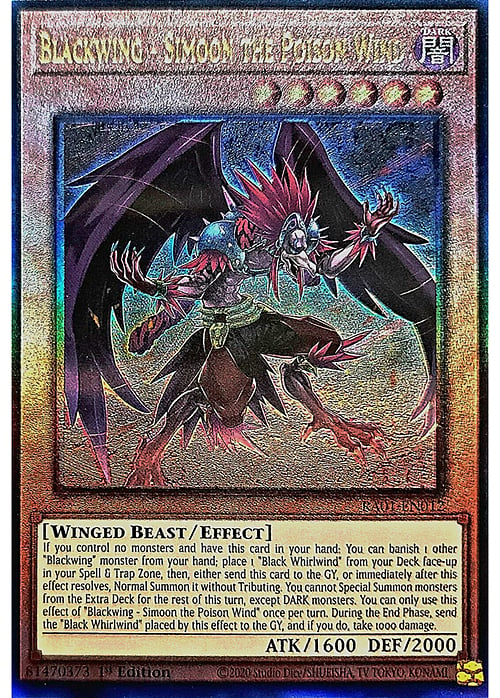 Blackwing - Simoon the Poison Wind Card Front