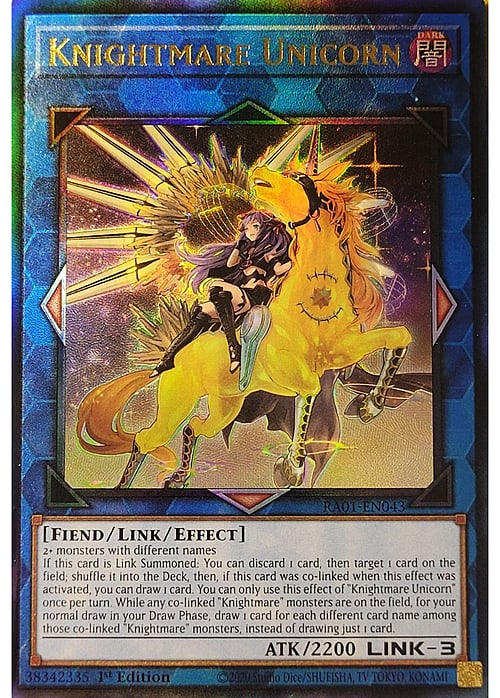 Knightmare Unicorn Card Front