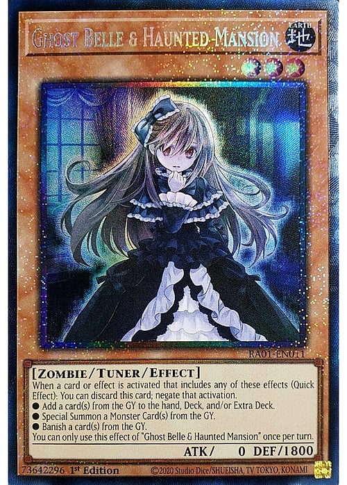 Ghost Belle & Haunted Mansion Card Front