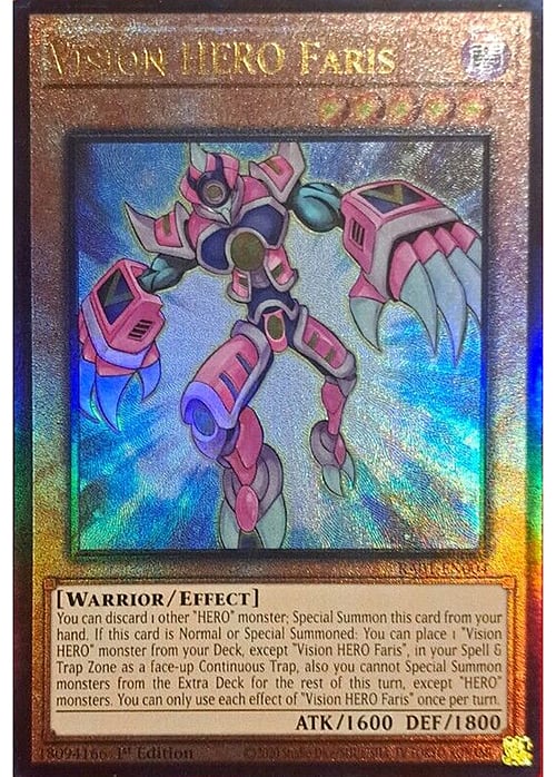 Vision HERO Faris Card Front