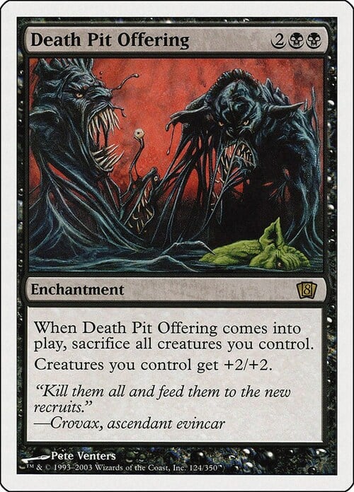 Death Pit Offering Card Front