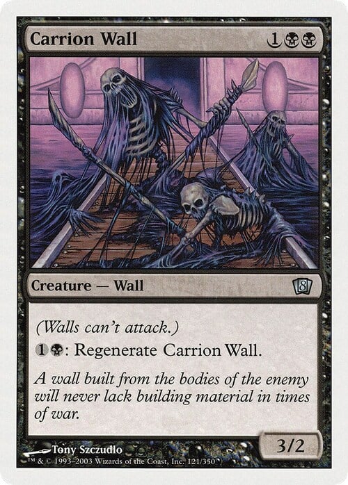 Carrion Wall Card Front